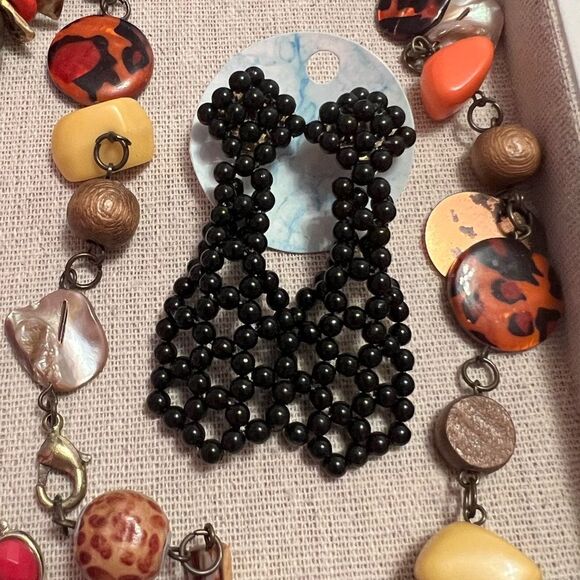 Vintage Jewelry Bundle Lot Orange - Picture 5 of 5